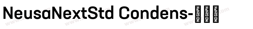 NeusaNextStd Condens字体转换